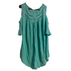 NO TAG 2XL TEAL COLOR TOP